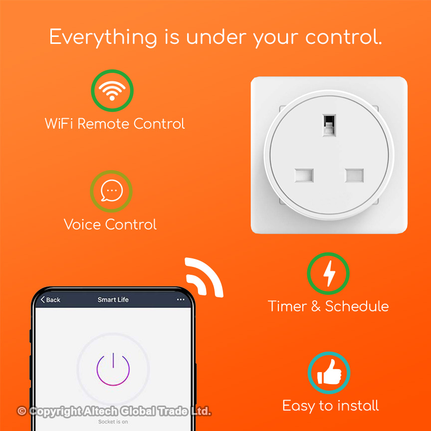 CH23 Gadjet Smart Life WiFi Plug Specifications