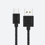 Gadjet CA18 Charge & Sync Cable For Type-C to USB-A Devices Black & Black Main
