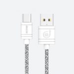 Gadjet CA18 Charge & Sync Cable For Type-C to USB-A Devices White & White Main